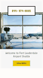 Mobile Screenshot of airportshuttledavie.com