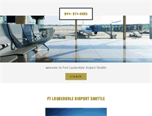 Tablet Screenshot of airportshuttledavie.com